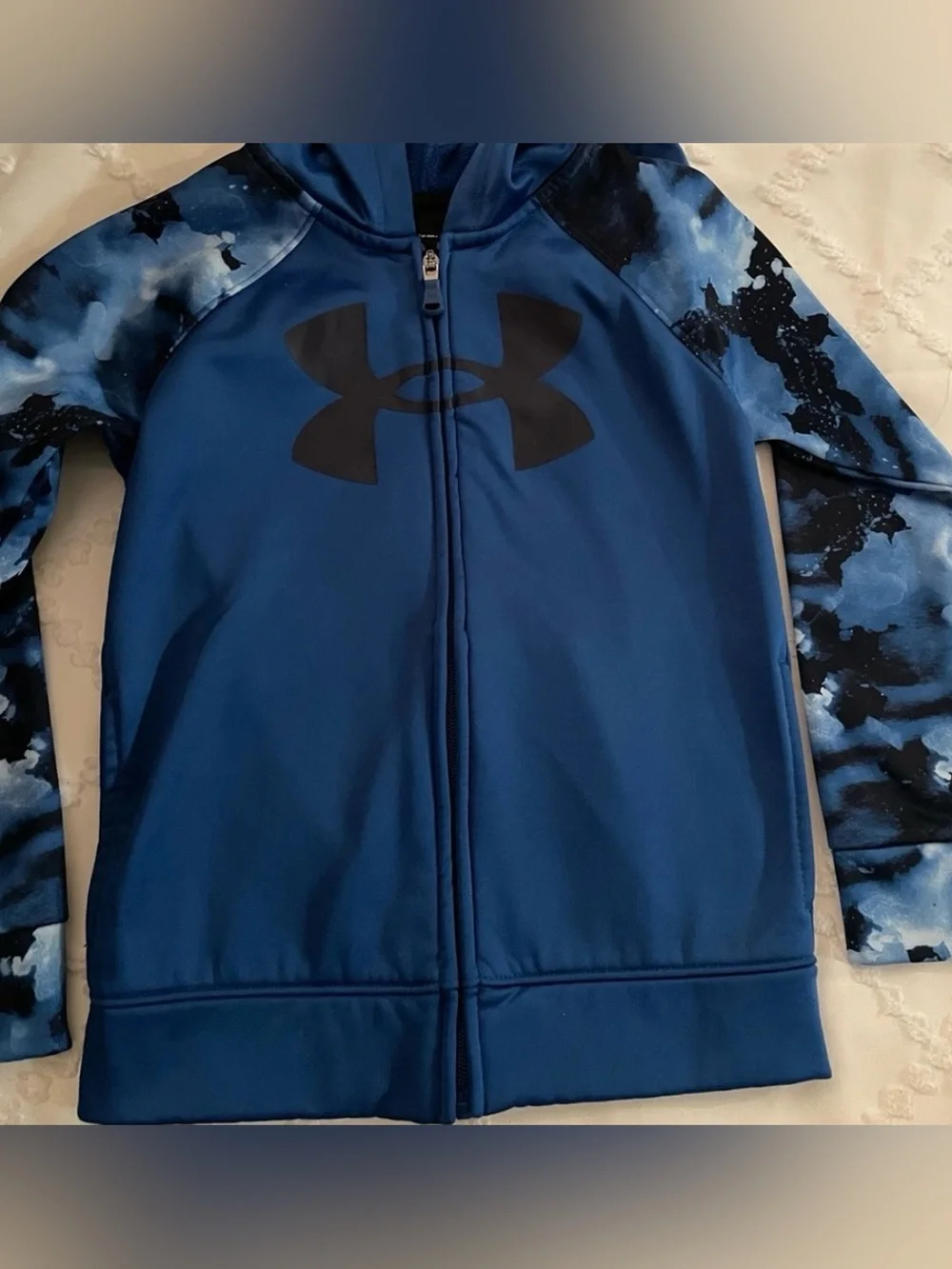 Under Armour Boys' Camo Raglan Full-Zip Hoodie Set